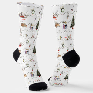 Weihnachtsgarlandefeier in Whoville Socken