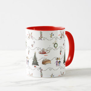 Weihnachtsgarlandefeier in Whoville Tasse