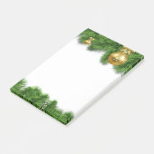 Weihnachtsgarlandschrei - Nachhinweise Post-it Klebezettel (angewinkelt)