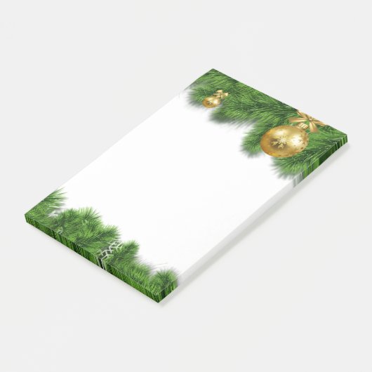 Weihnachtsgarlandschrei - Nachhinweise Post-it Klebezettel (angewinkelt)