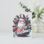 Weihnachtsgarn Postkarte (Stehend Vorderseite)