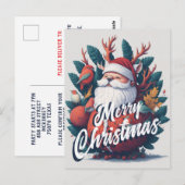 Weihnachtsgarn Postkarte (Vorne/Hinten)