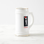 Weihnachtsgarten Bierglas (VorderseiteRechts)