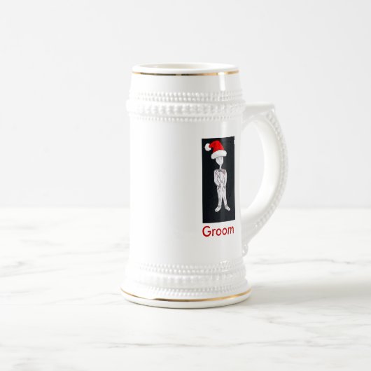 Weihnachtsgarten Bierglas (VorderseiteRechts)