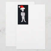 Weihnachtsgarten Briefpapier (Vorne/Hinten)
