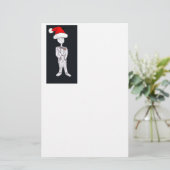 Weihnachtsgarten Briefpapier (Stehend Vorderseite)