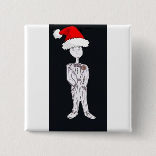 Weihnachtsgarten Button (Vorderseite)