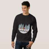 Weihnachtsgarten Gnomaden Xmas Weihnachtsmann Sweatshirt (Vorne ganz)