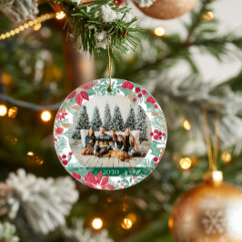 Weihnachtsgarten | Keramik-Ornament Keramik Ornament