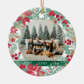 Weihnachtsgarten | Keramik-Ornament Keramik Ornament (Vorne)