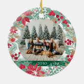 Weihnachtsgarten | Keramik-Ornament Keramik Ornament (Hinten)