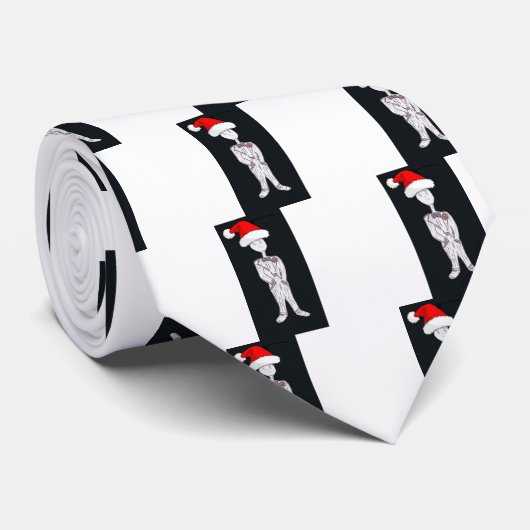 Weihnachtsgarten Krawatte (Gerollt)