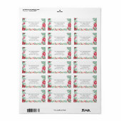 Weihnachtsgarten | Labels Adressaufkleber (Vorne)