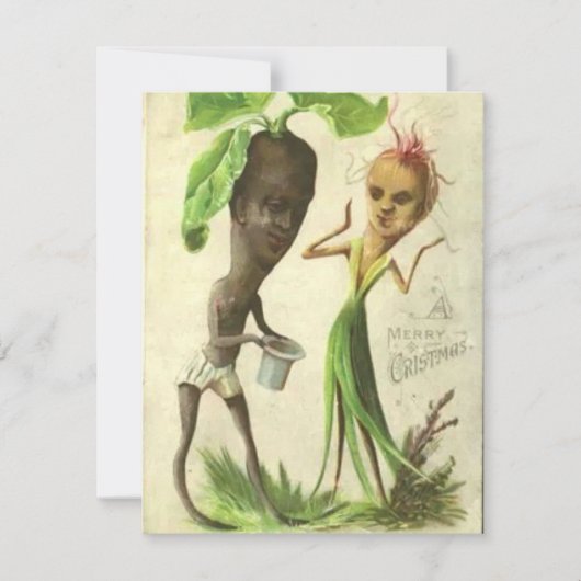 Weihnachtsgarten Liebe Feiertagskarte (Vorderseite)