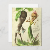 Weihnachtsgarten Liebe Feiertagskarte (Vorne/Hinten)