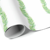 Weihnachtsgarten mit Aquarellfarben Geschenkpapier (Rolleneckpunkt)