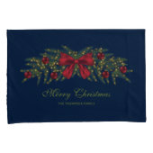 Weihnachtsgarten mit einem roten Bogen und Bauern Kissenbezug (Vorderseite-Rechts)