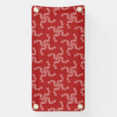 Weihnachtsgarten Rot, Weihnachtsdekoration, Weihna Banner (Vertikal)