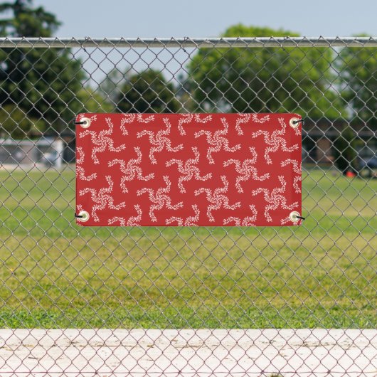 Weihnachtsgarten Rot, Weihnachtsdekoration, Weihna Banner (Insitu)