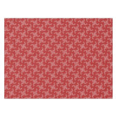 Weihnachtsgarten Rot, Weihnachtsdekoration, Weihna Tischdecke (Vorderseite (Horizontal))