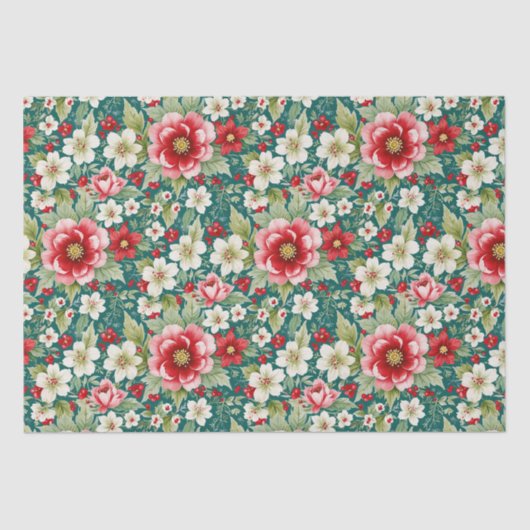 Weihnachtsgarten Seidenpapier (Vorderseite)