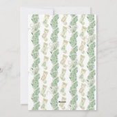 Weihnachtsgarten Strumpf Ein Foto Feiertagskarte (Rückseite)