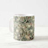 Weihnachtsgarten und Lichter-Tasse Kaffeetasse (Vorderseite Links)