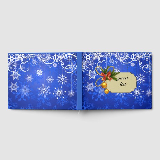 Weihnachtsgastliste Gästebuch (Voll)