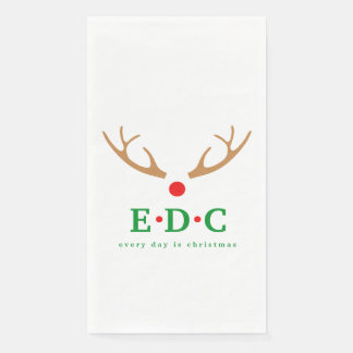 Weihnachtsgasttücher für jeden Tag Serviette