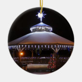 WeihnachtsGazebo Keramik Ornament (Vorne)