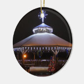 WeihnachtsGazebo Keramik Ornament (Links)