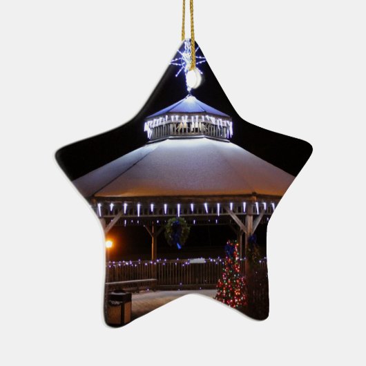 WeihnachtsGazebo Keramikornament (Rechts)