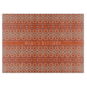 WEIHNACHTSGEBÄCK 38x28 Glas Schneidbrett Schneidebrett