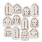 Weihnachtsgebäck Aufkleber (Vorderseite)