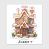 Weihnachtsgebäck Aufkleber (Blatt)