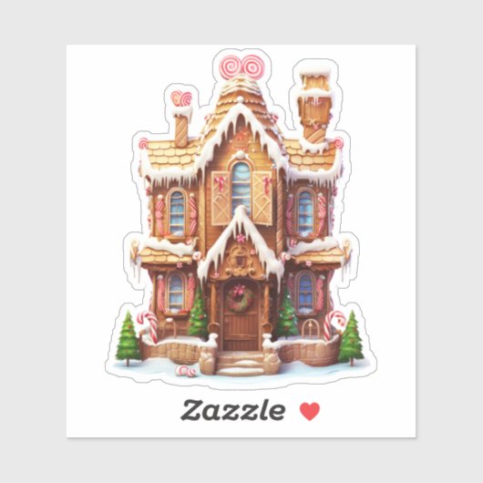 Weihnachtsgebäck Aufkleber (Blatt)