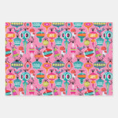 Weihnachtsgebäck aus dem Mittelalter Geschenkpapier Set (Vorderseite)