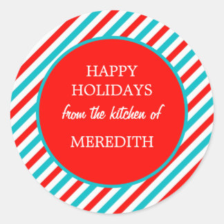 Weihnachtsgebäck aus der Küche von Runder Aufkleber