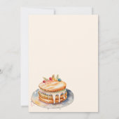 Weihnachtsgebäck aus Party Einladung (Rückseite)