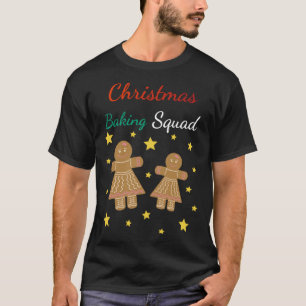 Weihnachtsgebäck Bäckerei Team Frauen Mädchen T-Shirt