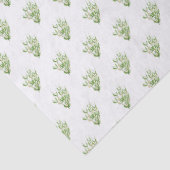 Weihnachtsgebäck Berry Branches Grüne Seidenpapier (Detail)