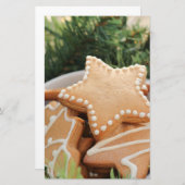 Weihnachtsgebäck Briefpapier (Vorne/Hinten)