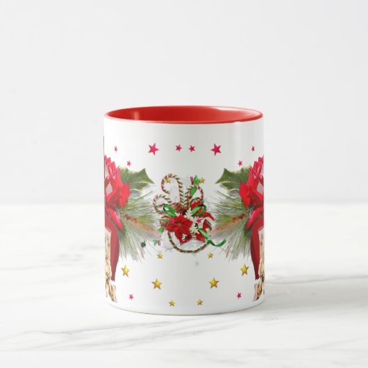 Weihnachtsgebäck & Candy Canes Tasse (Zentrum)