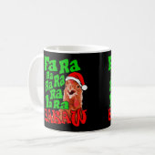Weihnachtsgebäck Caroling Fa Ra Ugly Christmas Kaffeetasse (Vorderseite Links)