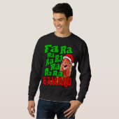 Weihnachtsgebäck Caroling Fa Ra Ugly Christmas Sweatshirt (Vorne ganz)