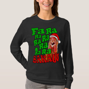 Weihnachtsgebäck Caroling Fa Ra Ugly Christmas T-Shirt