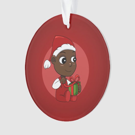 Weihnachtsgebäck-Cartoon Ornament (Vorderseite)