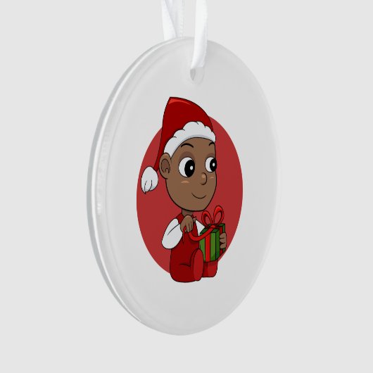 Weihnachtsgebäck-Cartoon Ornament (Vorderseite)