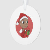 Weihnachtsgebäck-Cartoon Ornament (Vorderseite)