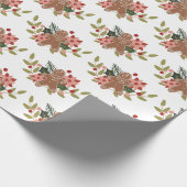 Weihnachtsgebäck Cookie Festliches Muster Geschenkpapier (Ecke)